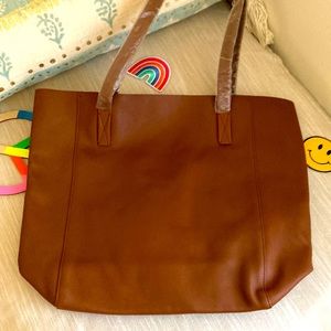J. Crew Leather Tote Bag